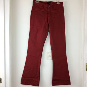 NWT Abercrombie & Fitch Womens Red Pants Size 0